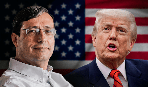 Palomino cuestiona el objetivo de Trump para industrializar EEUU con imposiciones arancelarias. Fuente: Composición LR Palomino cuestiona el objetivo de Trump para industrializar EEUU con imposiciones arancelarias. Fuente: Composición LR