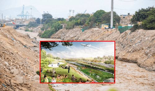 Río Rímac: planes de recuperación en el Callao siguen estancados pese a tener viabilidad aprobada. Foto: composición LR Mapa y ubicación del río Rímac