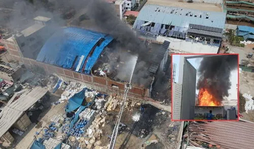 Autoridades de la Municipalidad de Lurín confirman que el almacén incendiado es clandestino