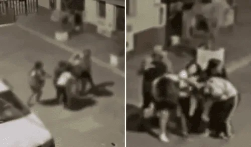 Menor fue interceptada a la salida del colegio tras amenazas previas. Foto: Composición LR Menor fue interceptada a la salida del colegio