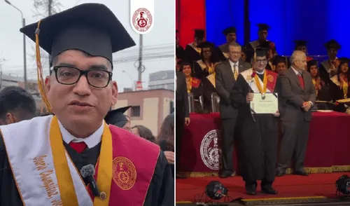 Jorge inició su primera carrera en la UNI en el año 2000 y terminó su tercera carrera en 2024. Foto: composición LR/TikTok/UNI UNI, uni, carreras de la uni, ingenieria
