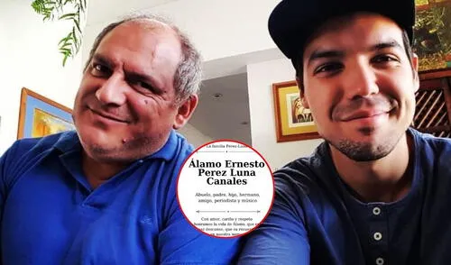 Sergio Pérez-Luna, hijo de Álamo Pérez-Luna, se despidió del periodista este 17 de abril.