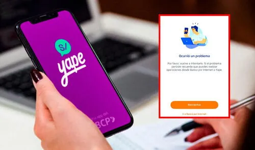 Yape y la app del BCP se cayeron hoy jueves 17 de abril, feriado por Semana Santa.