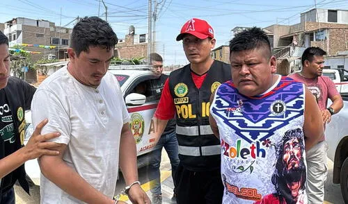 Detenidos son investigados por la Depincri Este de la Policía. Foto: PNP. Detenidos son investigados por la Depincri Este de la Policía. Foto: PNP.