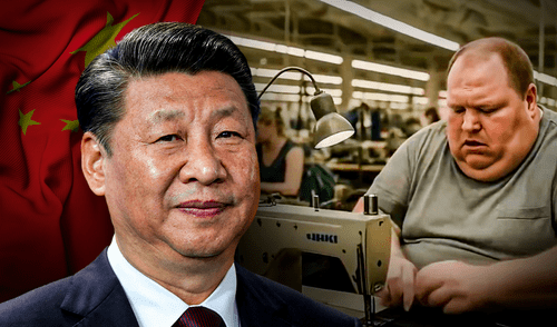 Usuarios en China han satirizado la dependencia de productos chinos a Estados Unidos en un viral video. Foto: composición LR/Jazmín Ceras/AFP Usuarios en China han satirizado la dependencia de productos chinos a Estados Unidos en un viral video.