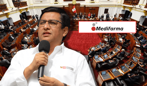 Congreso rechazó moción de interpelación contra Vásquez. Un día después falleció la sexta víctima del suero. Foto: composición LR Medifarma suero defectuoso suero en mal estado