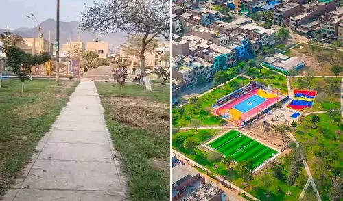 Parque El Parral en Comas