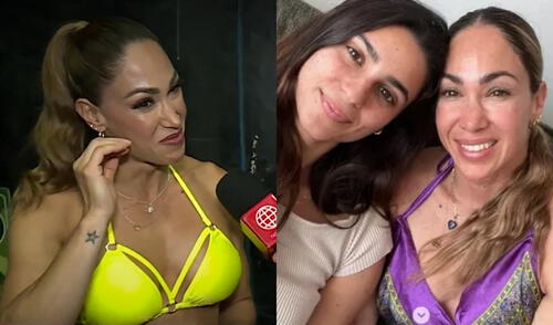 Melissa Loza respondió sobre la posibilidad de enfrentarse a su hija Flavia, de 23 años, en 'Esto es guerra'. Foto: Composición LR/AméricaTV Melissa Loza respondió sobre la posibilidad de enfrentarse a su hija Flavia, de 23 años, en 'Esto es guerra'. Foto: Composición LR/AméricaTV