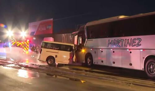 Accidente en Panamericana Sur