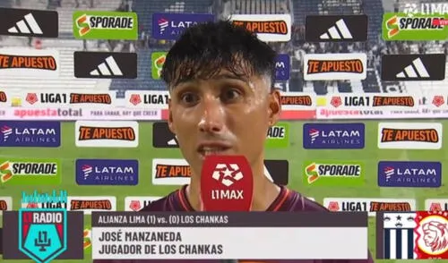 José Manzaneda despotricó contra el árbitro tras derrota ante Alianza Lima.