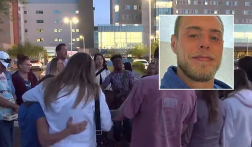 Se realizó una vigilia en honor a Jacob Couch, quien falleció por una falla en el corazón tras estar internado con soporte vital. Foto: composición LR.