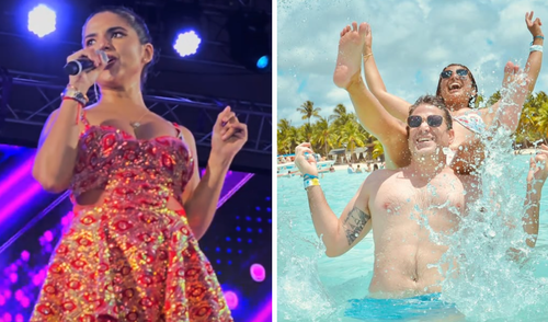 Susana Alvarado y Paco Bazán fueron ampayados besándose antes de su viaje al Caribe.