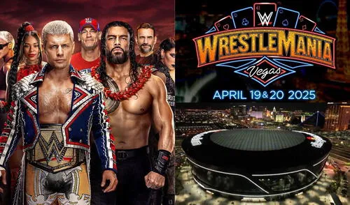 WrestleMania 41 estará disponible en Netflix para espectadores internacionales, lo que marca una nueva era de acceso global para los fanáticos de la WWE. Foto: WWE