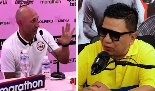 Cristian Paulucci interpretó que Silvio Valencia quiso ningunearlo con sus preguntas. Foto: composición/captura de En Pared/Entre ceja y ceja