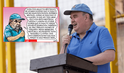 Rafael López Aliaga ataca constantemente a todo aquello que se le oponga y los acusa de "caviares". Foto: composición LR Rafael López Aliaga