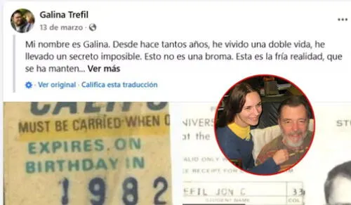Su padre, el Dr. John Trefil, le confesó haber asesinado a más de 400 personas entre 1965 y 1999, según Galina. Foto: composición LR.