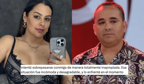 Larissa Riquelme negó las declaraciones de Roberto Martínez. Foto: Composición LR/Instagram/x Larissa Riquelme negó las declaraciones de Roberto Martínez