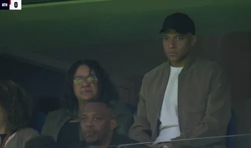 Kylian Mbappé no estuvo presente en el partido ante Athletic Bilbao por una expulsión previa