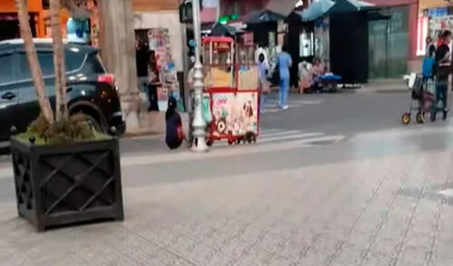 El ‘hombre invisible’ acaparó ‘todas las miradas’ y los usuarios no pararon de reír con el ingenio del muchacho.