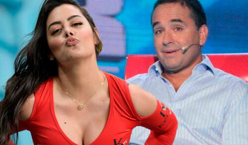 Larissa Riquelme es la recordada 'novia del Mundial 2010'. Foto: Composición LR/Captura/YouTube Larissa Riquelme es la recordada 'novia del Mundial 2010'.