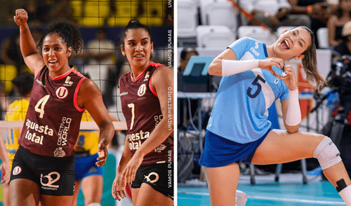 Universitario y Regatas Lima se miden por las semifinales de la Liga Peruana de Vóley 2025. Foto: Instagram