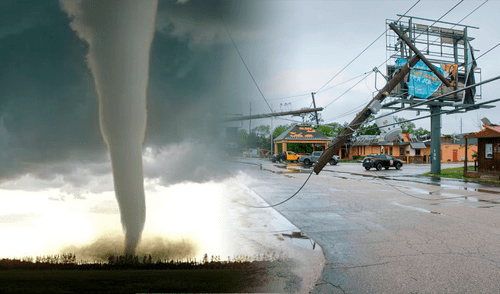 Tornados en Texas y Oklahoma han derivado en perjuicios para los residentes. Autoridades llaman a la precaución. Foto: Composición LR