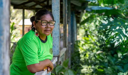 Mari Luz Canaquiri, lideresa del pueblo kukama, encabezó una lucha de 20 años en defensa del río Marañón. Foto: Goldman Environmental Prize Mari Luz Canaquiri, lideresa del pueblo Kukama