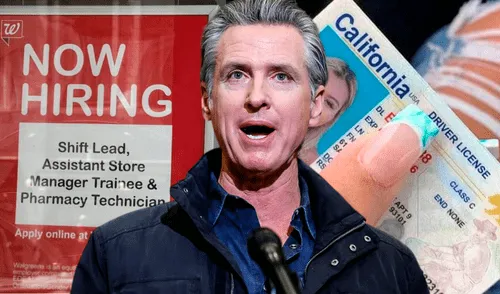 Gavin Newson anuncia una reforma legal en California para ayudar a personas sin licencia de conducir a acceder a empleos.