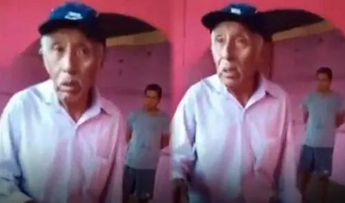 Pese a que los vecinos captaron al anciano en video, el sujeto continúa en libertad. Foto: ATV