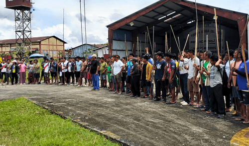 Manseriche: pueblos indígenas acatan huelga indefinida por crisis en la educación y contaminación petrolera. Foto: cortesía. Manseriche: pueblos indígenas acatan huelga indefinida por crisis en la educación y contaminación petrolera. Foto: cortesía.
