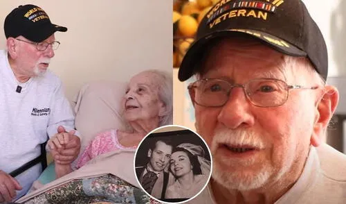 Anthony Simone, veterano de la Segunda Guerra Mundial, celebrará sus 101 años de vida junto a su esposa con quien cumple 75 años de un matrimonio