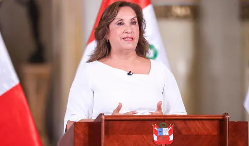 Dina Boluarte busca que no se le investigue durante su mandato. Foto: Presidencia.