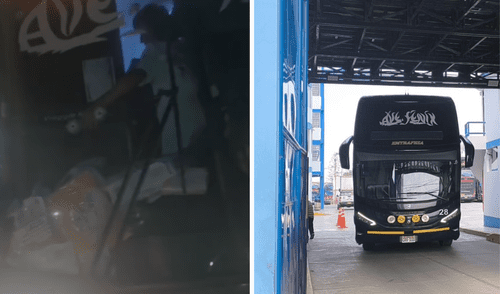 Sujetos balean bus de empresa Emtrafesa lleno de pasajeros en Trujillo. Foto: Yolanda Goicochea/ La República Sujetos balean bus de empresa Emtrafesa lleno de pasajeros en Trujillo. Foto: Yolanda Goicochea/ La República