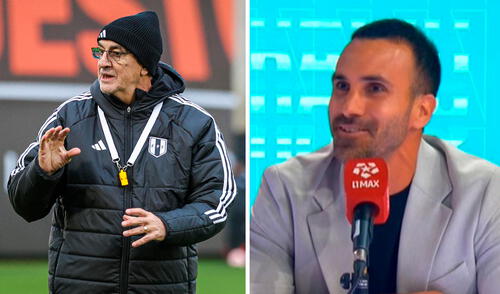 Jorge Fossati dirigió a José Carvallo en la Liga 1 2023, de la que salió campeón con Universitario. Foto: composición de LR/FPF/captura de L1 Max