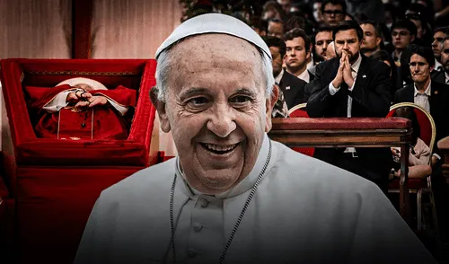 Este fue el último encuentro del papa Francisco que fue un encuentro entre la política y la religión. Foto: composición LR/Gerson Cardoso/AP Este fue el último encuentro del papa Francisco que fue un encuentro entre la política y la religión.