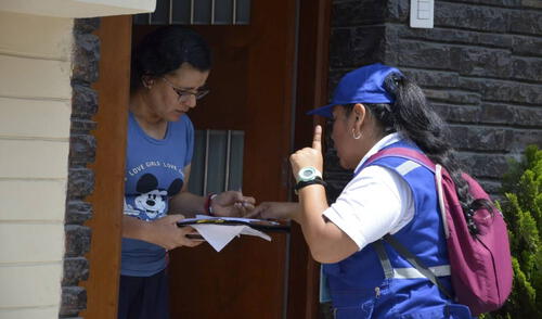 Reniec hace visitas a los domicilios en Perú para verificar que la dirección registrada en el DNI sea correcto.