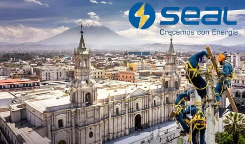 Seal anunció el corte de luz en diversas zonas en Arequipa: Foto: Composición LR/Andina/CDN