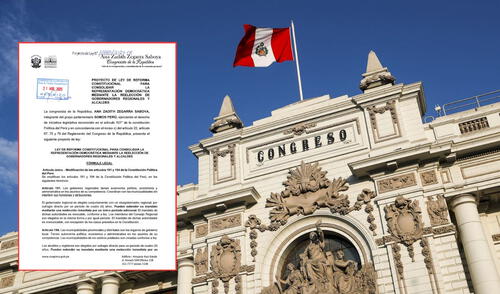 Proyecto de Somos Perú fue presentado el 21 de abril. Foto: composición LR Somos Perú