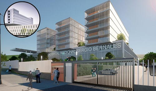 Un moderno centro de salud se proyectará en el distrito de Comas. Foto: Composición LR/CDN/Gobierno del Perú Un moderno centro de salud se proyectará en el distrito de Comas. Foto: Composición LR/CDN/Gobierno del Perú