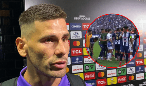 Guillermo Enrique reveló qué pasó en la pelea al final del primer tiempo del Alianza Lima vs Talleres.