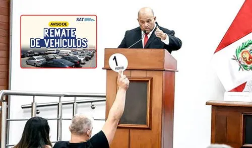 Para la subasta del SAT, no es necesario que los participantes se inscriban previamente. Foto: Andina/lr