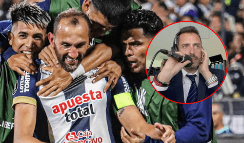 Pablo Giralt fue criticado por no gritar gol de Alianza Lima ante Talleres