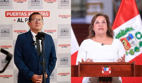 Con la declaración de Eduardo Salhuana no se descarta que APP apoye viaje de Dina Boluarte. Foto: composición LR. Con la declaración de Eduardo Salhuana no se descarta que APP apoye viaje de Dina Boluarte. Foto: composición LR.