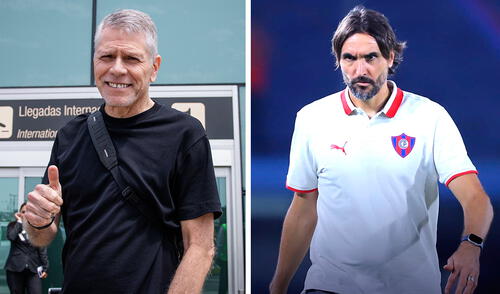 Diego Martínez admitió que no sabe cuál será el sistema de juego de Paulo Autuori. Foto: composición de Sporting Cristal/Versus Py