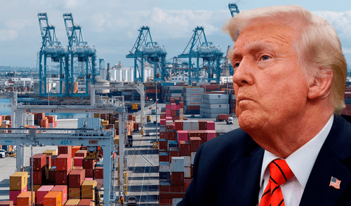 Grupo de 12 estados de EE. UU. desafía aranceles de Trump sin aprobación del Congreso. Foto: composición LR Grupo de 12 estados de EE. UU. desafía aranceles de Trump sin aprobación del Congreso.