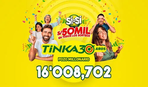 Nuevo sorteo de La Tinka con pozo acumulado de S/16.008.702. Foto: Intralot Resultados de La Tinka EN VIVO HOY miércoles 23 de abril: números ganadores, premios y el Pozo Millonario