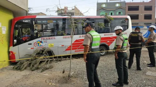 Paul López fue baleado por sicarios y terminó estrellando el bus que conducía.
