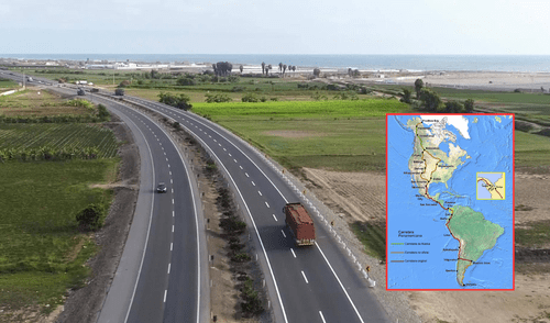 La carretera Panamericana es famosa por su largo recorrido que abarca desde América del Norte hasta Sudamérica. Foto: composición LR/CNN/Vikidia La carretera Panamericana es famosa por su largo recorrido que abarca desde América del Norte hasta Sudamérica. Foto: composición LR/CNN/Vikidia