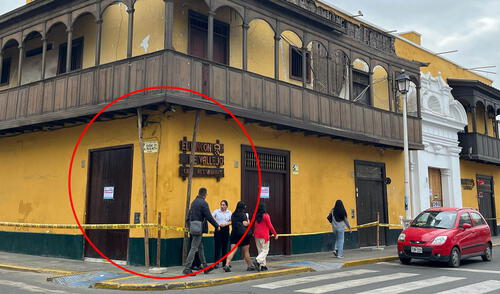 Estructura en riesgo se ubica en centro histórico de Trujillo. Foto: Sergio Verde - La República.