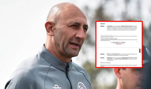 DT de Sport Boys recibió drástico castigo por insultar a Kevin Ortega